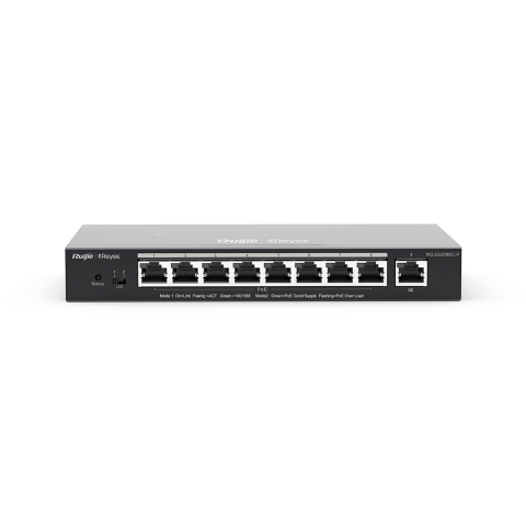 Ruijie 9-Port Gigabit Smart Cloud Managed PoE Switch