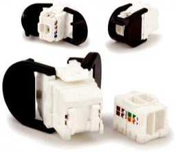 3M Keystone Module black/white RJ45 Cat6